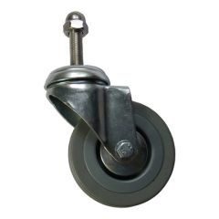 Plastica Slidelock 38mm Unbraked 3in Castor - Type 1 (grey tyre) 