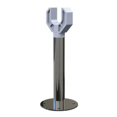 Plastica Slidelock 43mm Base Plate End Stand with Fixings