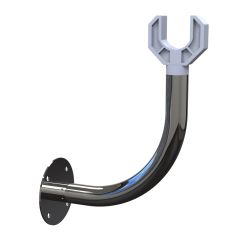 Plastica Slidelock 43mm End Wall Stand with Fixings