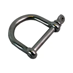 Plastica Commercial 6mm D Shackle Stainless Steel 316