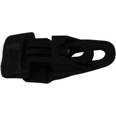 Plastica Slidelock Clip in Black pack 10