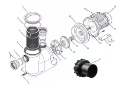 Image of AG Pump Exploded Diagram