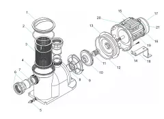 Image of Argonaut AG Pump Exploded Diagram