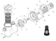 Image of Argonaut Pump Exploded Diagram