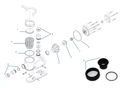 Image of iFlo Pump Exploded Diagram