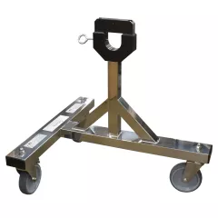 Plastica Mobile End Stand Stainless Complete Each
