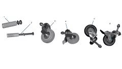 Image of Slidelock Fixings and Castors